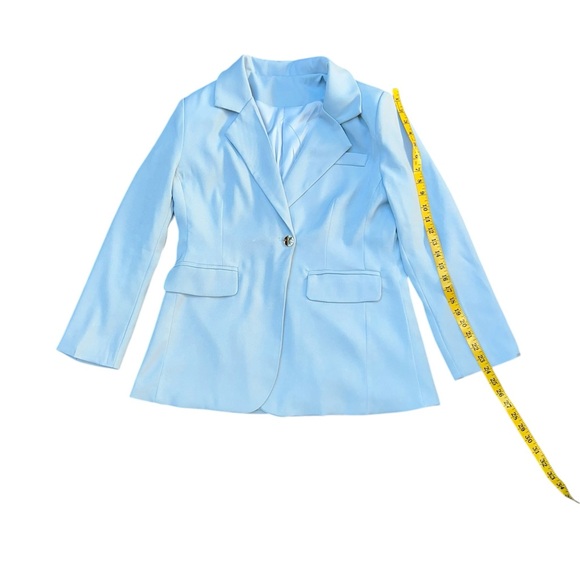 Chic Sky Blue Women's Pantsuit - Picture 7 of 11